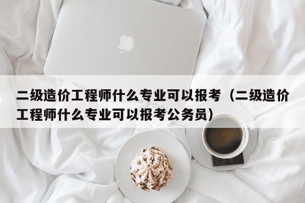 二级造价工程师什么专业可以报考(二级造价工程师什么专业可以报考公务员)